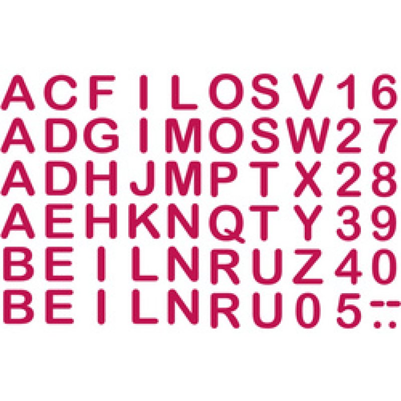 ROTH Bügelbuchstaben für DIY-Stoffschultüte, weiß