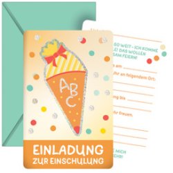 ROTH Tortendekoration "Einschulung", mit Glitzereffekt