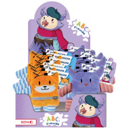 ROTH Plüschfigur Sorgenhelfer "ABC Freunde", im Display