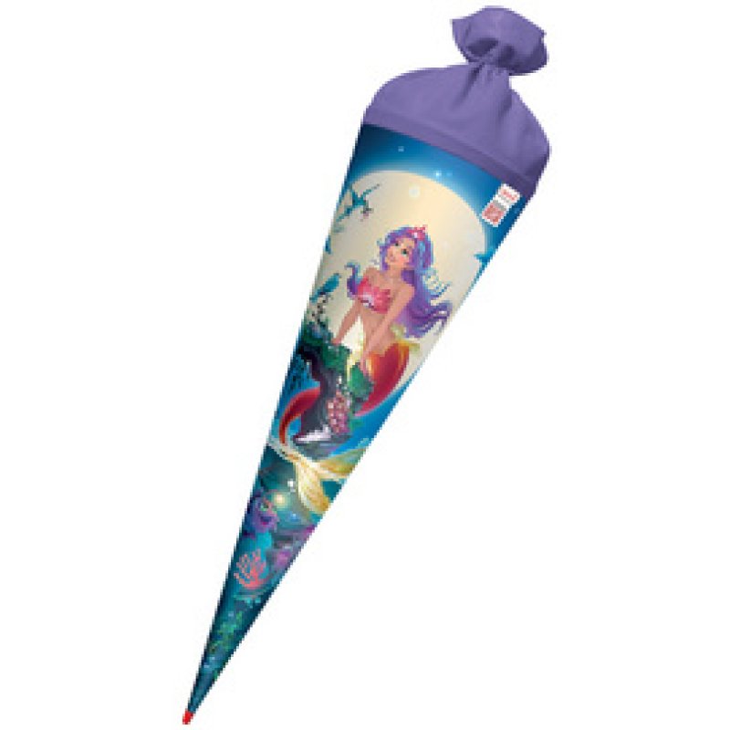 ROTH Schultüte "Magische Meerjungfrau", eckig, 850 mm, Folie