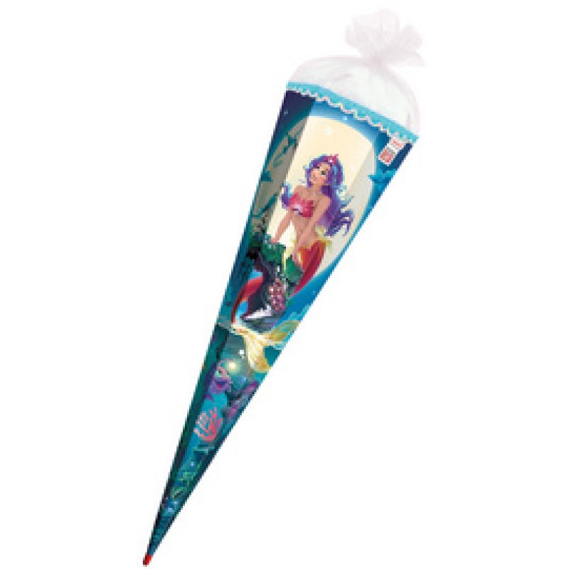 ROTH Schultüte "Magische Meerjungfrau", eckig, 850 mm, Folie