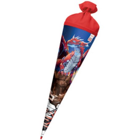 ROTH Motiv-Schultüte "Robo Drache", rund, 700 mm, Folie