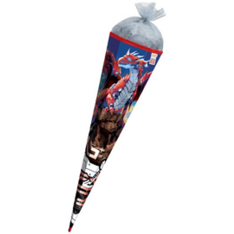 ROTH Motiv-Schultüte "Robo Drache", rund, 700 mm, Folie