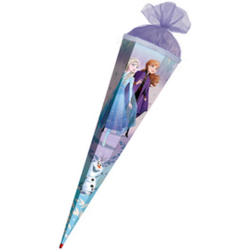 ROTH Motiv-Schultüte "Disney Frozen", rund, 700 mm, Glitter