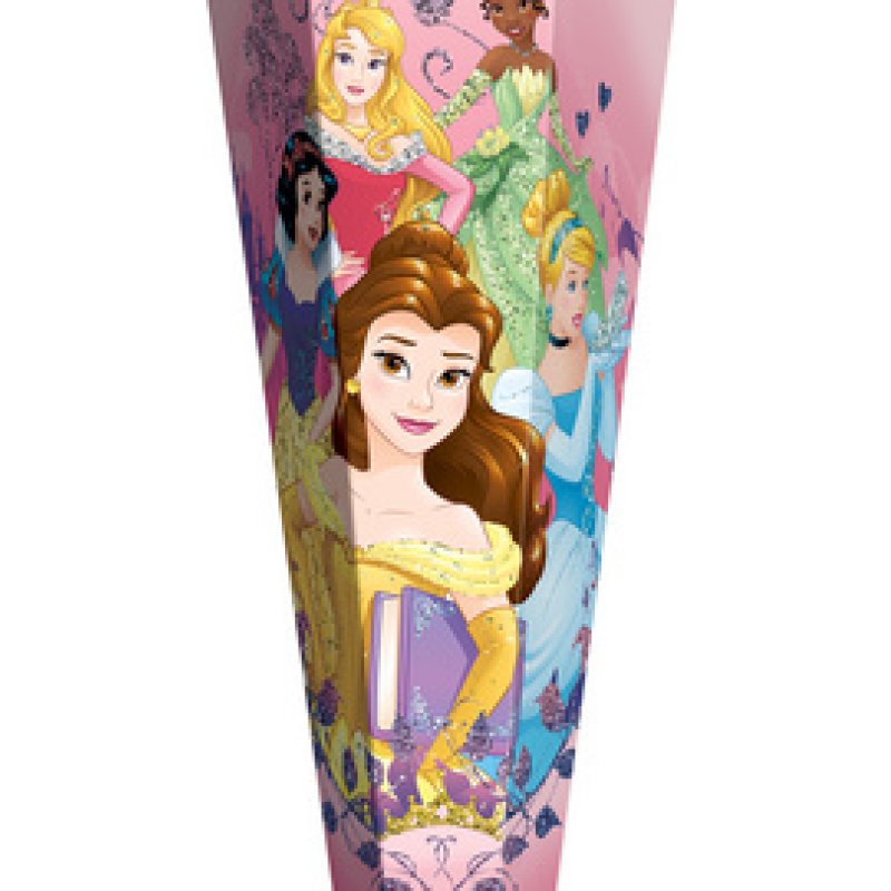 ROTH Motiv-Schultüte "Disney Princess", 700 mm, Glitter
