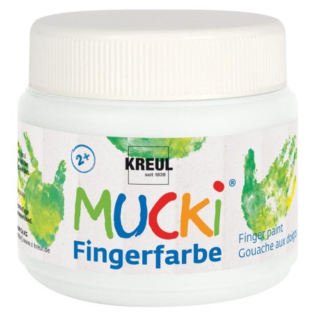 KREUL 23101 washable finger paint White