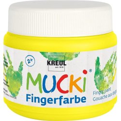 KREUL 23102 washable finger paint Yellow