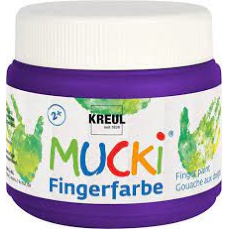 KREUL Gouache aux doigts "MUCKI", 150 ml, violet