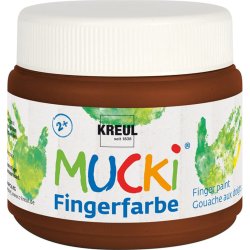 KREUL 23111 washable finger paint Brown