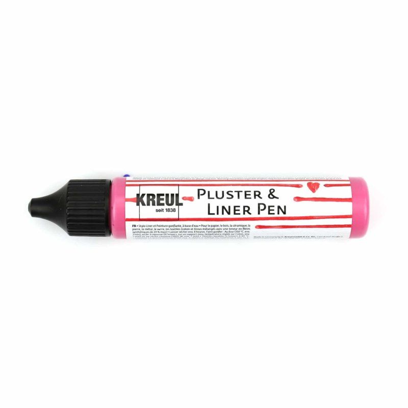 KREUL Pluster & Liner Pen, 29 ml, rose vif