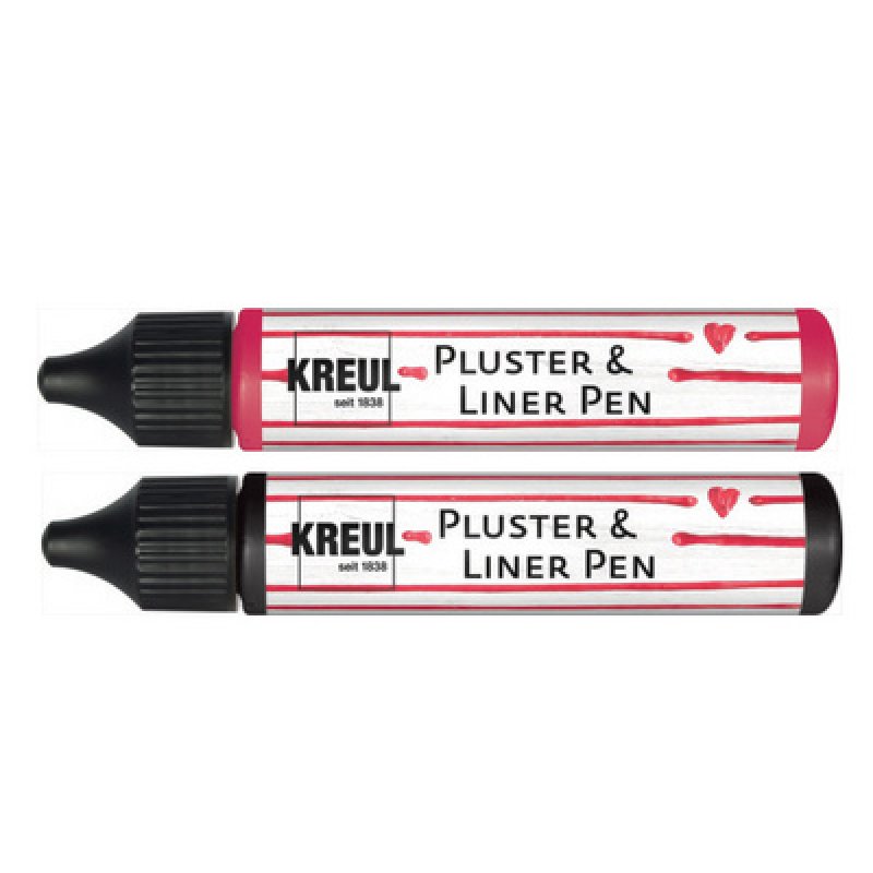 KREUL Pluster & Liner Pen, 29 ml, bleu