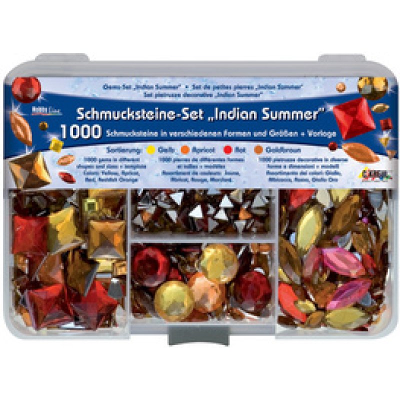 KREUL Set de pierres décoratives "Indian Summer"