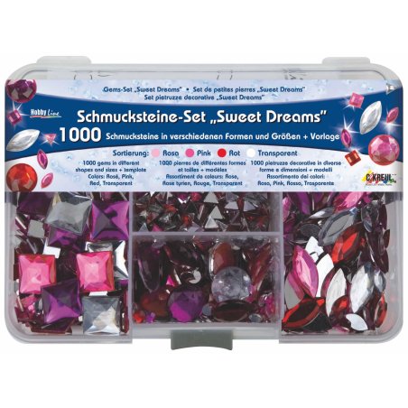 KREUL Set de pierres décoratives "Sweet Dreams"