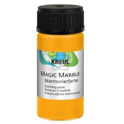 KREUL Peinture à marbrer "Magic Marble", 20 ml, jaune soleil