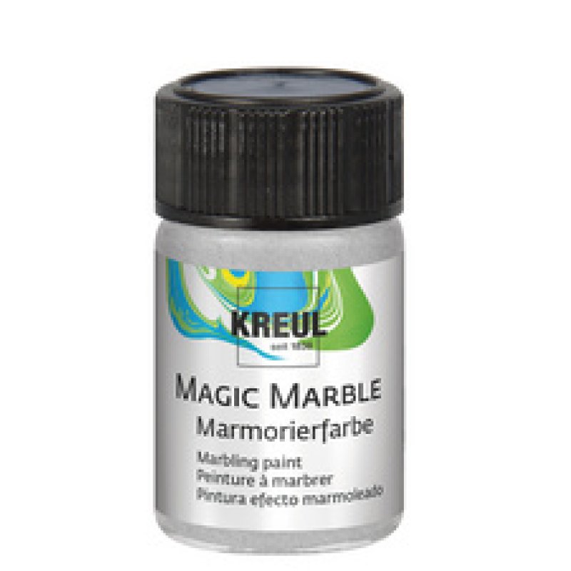 KREUL Peinture à marbrer "Magic Marble", 20 ml, argent