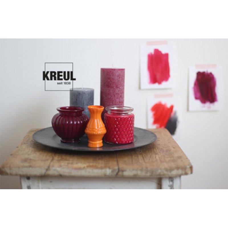 KREUL Peinture acrylique brillante, set de base 6 x 20 ml