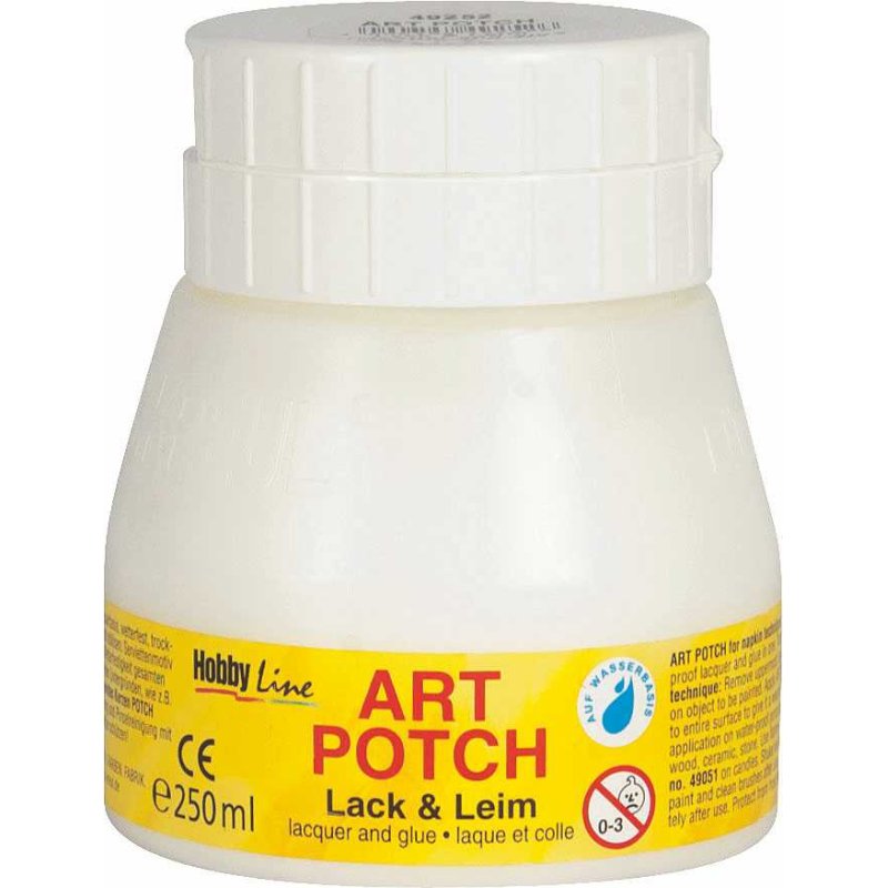 KREUL Vernis et colle ART POTCH, mate, 250 ml