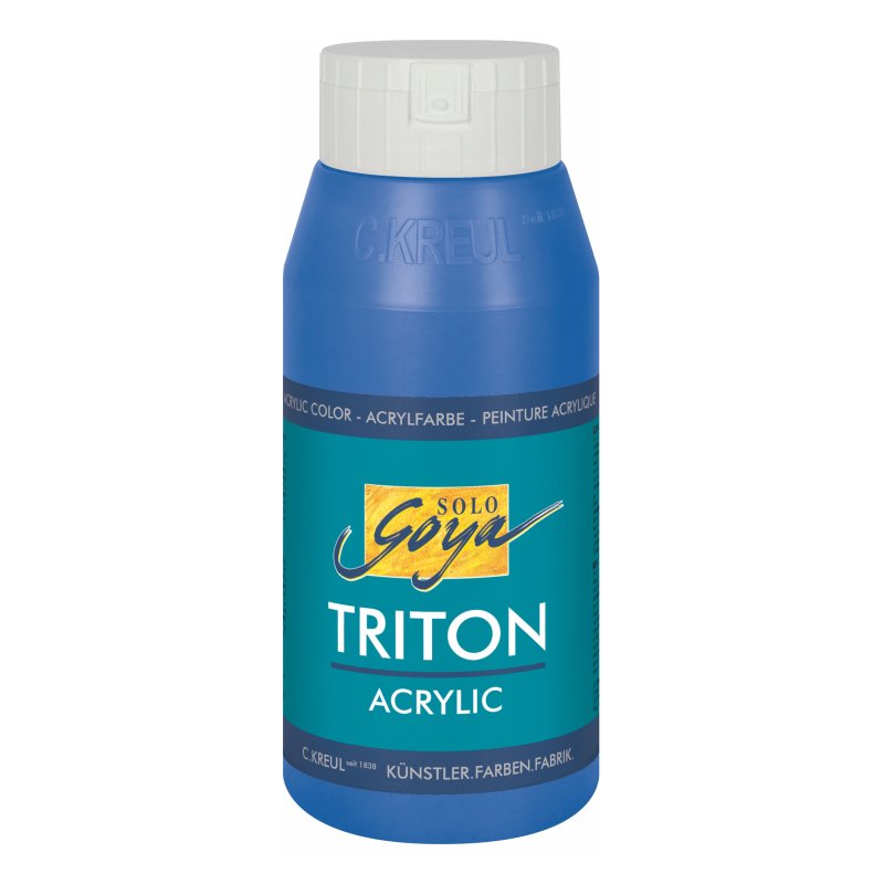 KREUL SOLO GOYA Triton Acrylic peinture acrylique 750 ml Jaune Bouteille