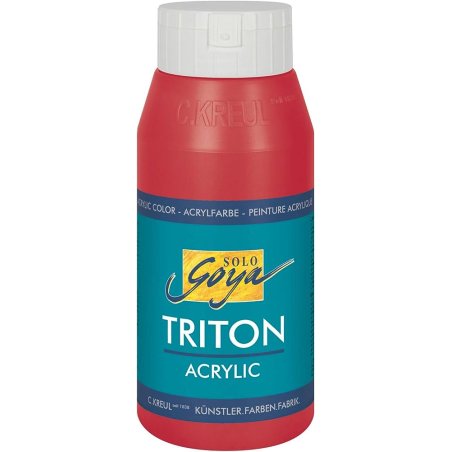 KREUL peinture acrylique SOLO Goya TRITON, rouge carmin,