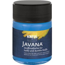 KREUL Peinture pour textiles JAVANA, 50 ml, bleu