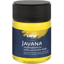 KREUL Peinture pour textiles JAVANA, 50 ml, jaune