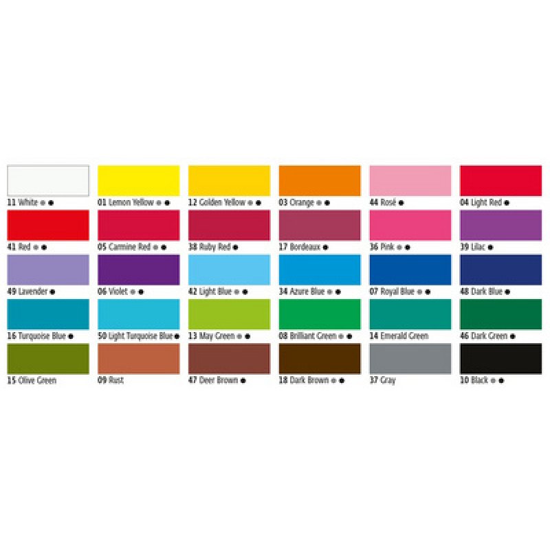 KREUL Peinture pour textiles JAVANA, 50 ml, rouge