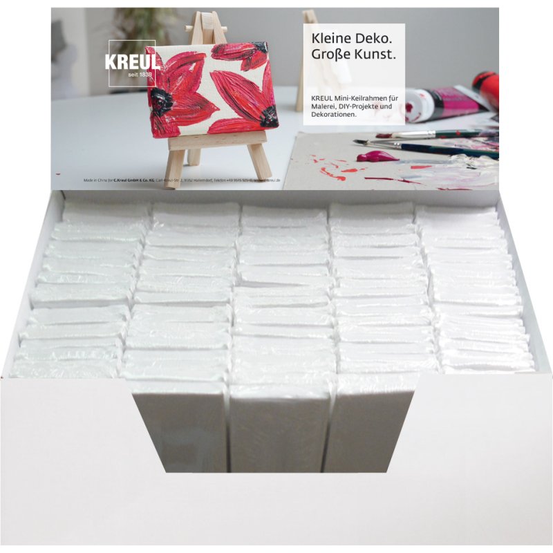 KREUL Mini châssis à toile, dans présentoir