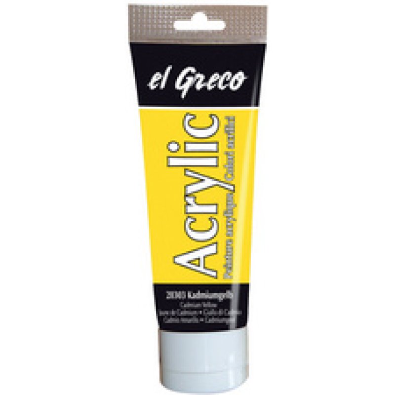KREUL Peinture acrylique el Greco, tube 75 ml, blanc titane