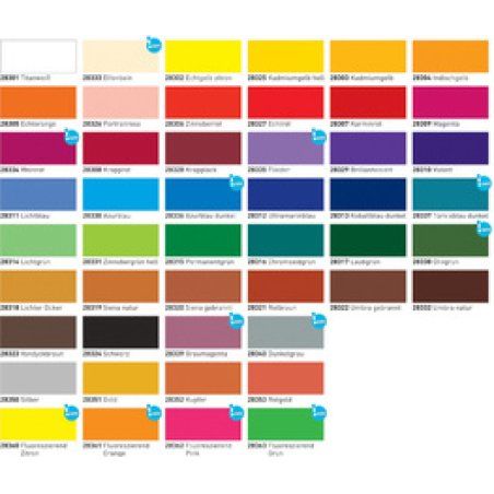 KREUL Peinture acrylique el Greco, tube 75 ml, bleu cobalt