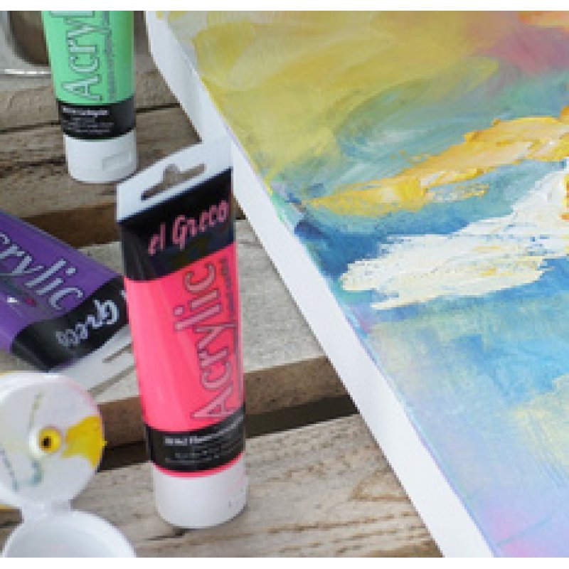 KREUL Peinture acrylique el Greco, tube 75ml, vert permanent