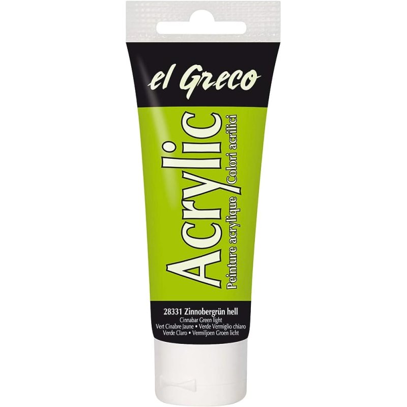 KREUL Peinture acrylique el Greco, tube 75 ml, sinople clair
