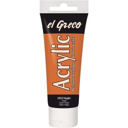 KREUL Peinture acrylique el Greco, tube 75 ml, cuivre