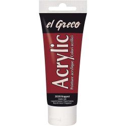 KREUL 28328 peinture acrylique 75 ml Rouge Tube