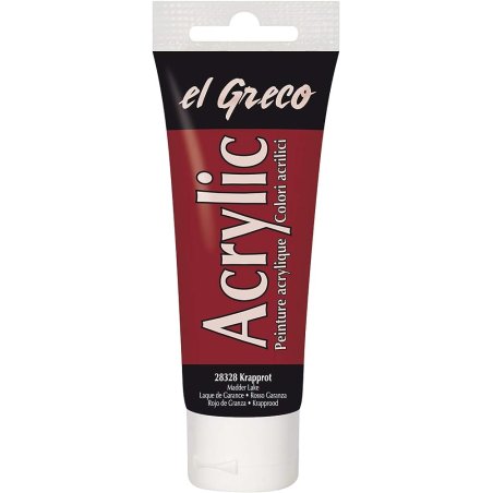 KREUL Peinture acrylique el Greco tube 75ml laque de garance