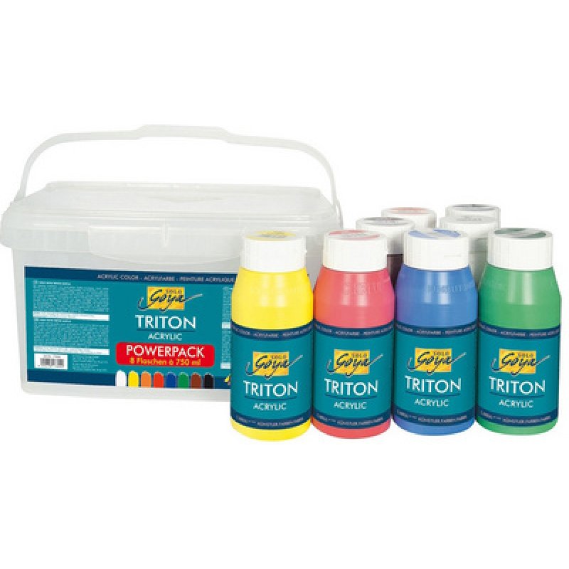 KREUL Peinture acrylique SOLO Goya TRITON, Power Pack