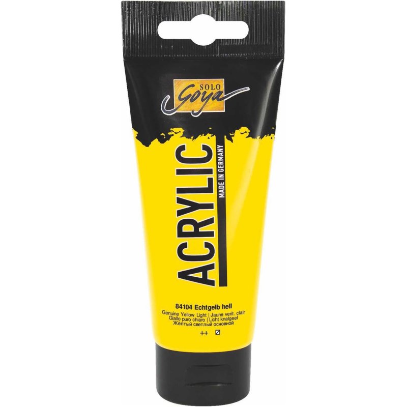 KREUL Solo Goya Acrylic peinture acrylique 100 ml Jaune Tube
