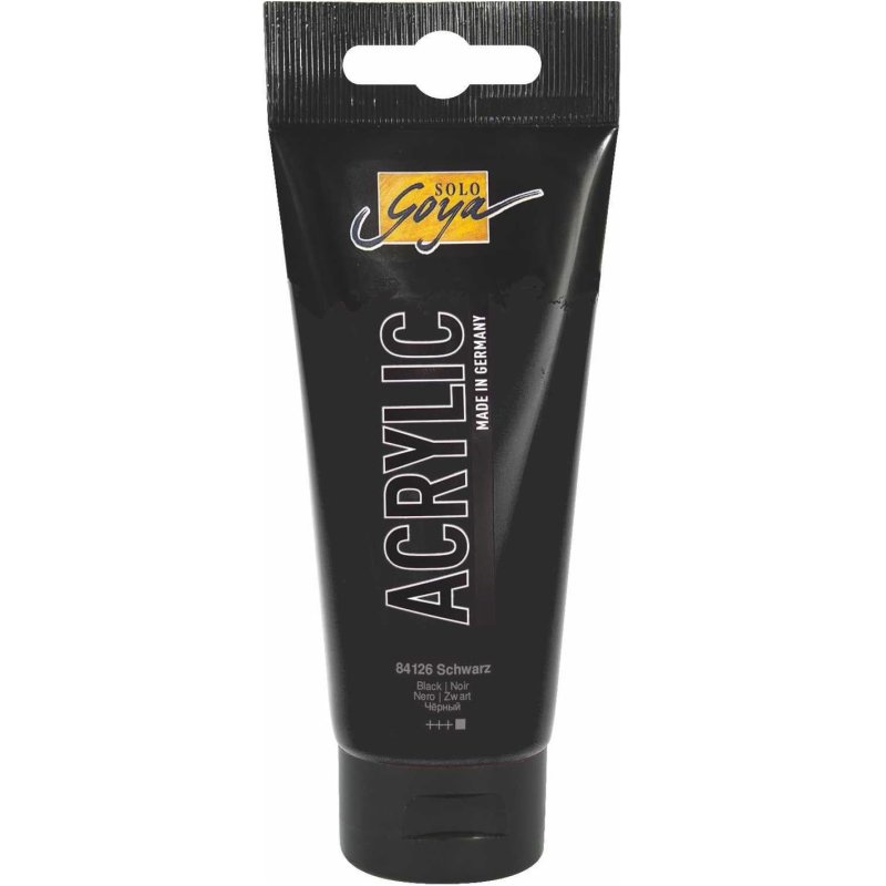 KREUL Solo Goya Acrylic acrylic paint 100 ml Black Tube