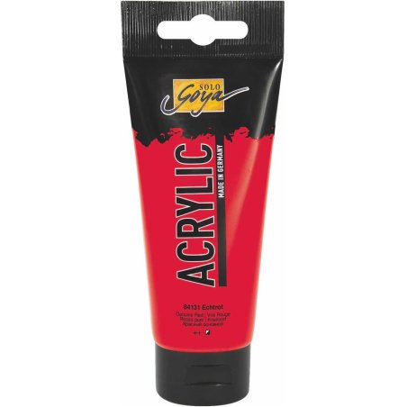 KREUL Solo Goya Acrylic peinture acrylique 100 ml Rouge Tube