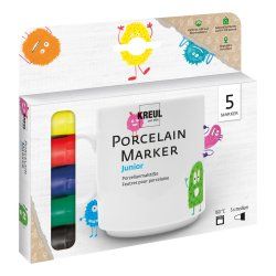 KREUL Porcelain Marker medium Junior Set of 5