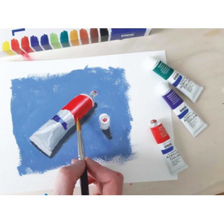 KREUL Peinture acrylique el Greco, 12 ml, set de 24