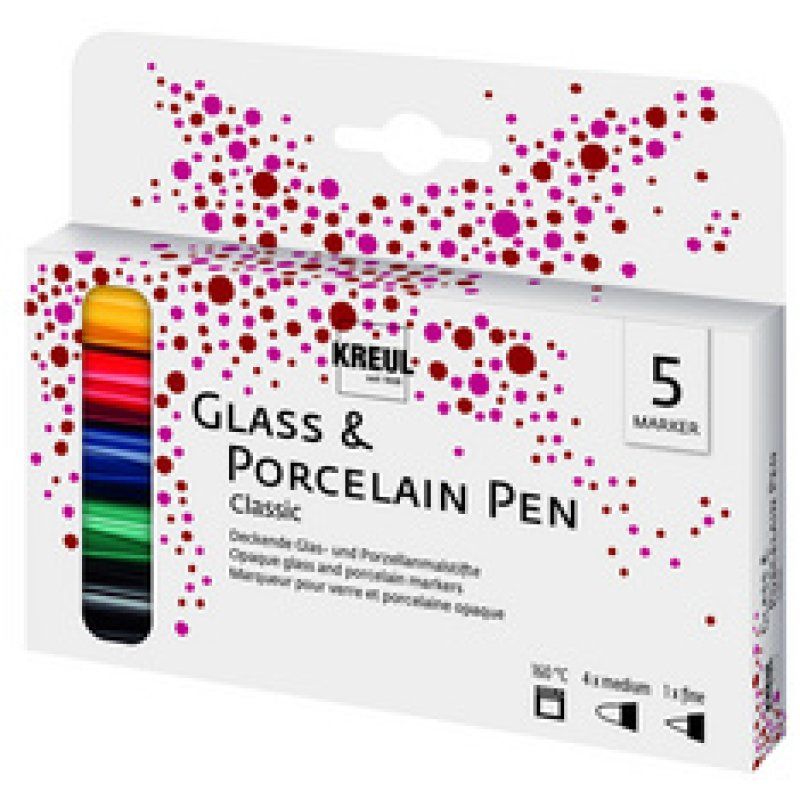 KREUL Marqueur pour porcelaine "Glass & Porcelain Pen"