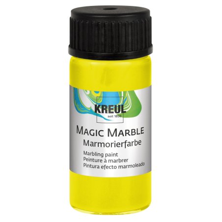 KREUL Peinture à marbrer "Magic Marble", 20 ml, jaune néon