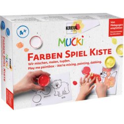 KREUL Gouache aux doigts "MUCKI", kit 5 x 50 ml