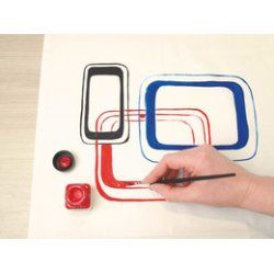 KREUL Peinture pour textiles JAVANA, kit de couleurs de base