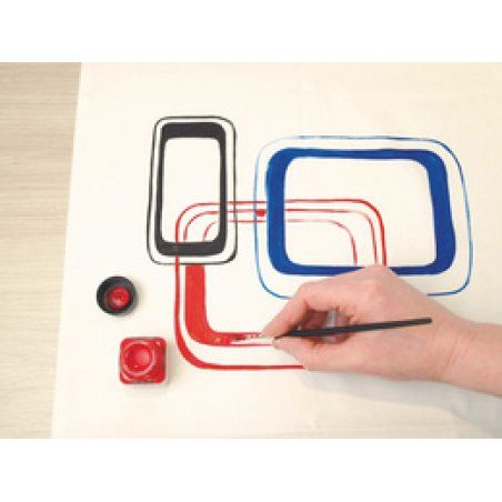 KREUL Peinture pour textiles JAVANA, kit de couleurs de base