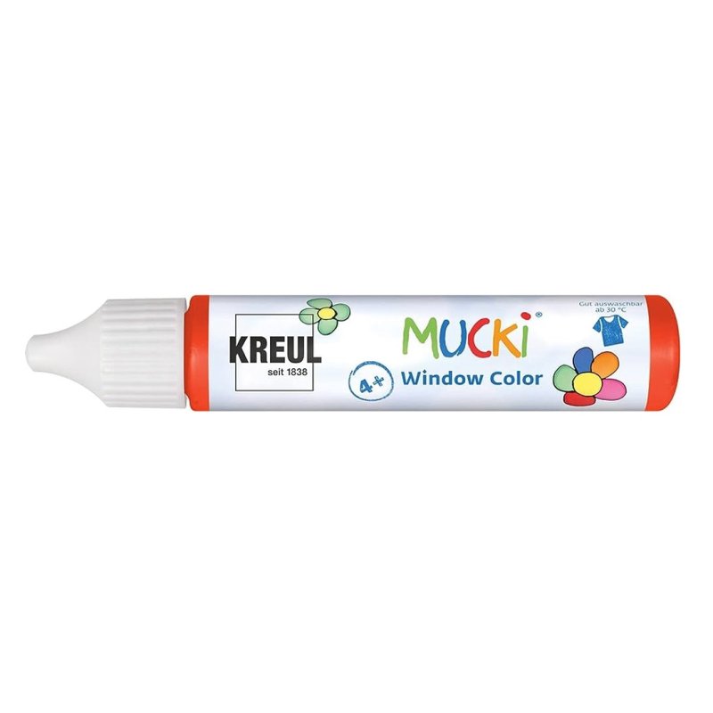 KREUL Window Color Pen "MUCKI", rouge, 29 ml