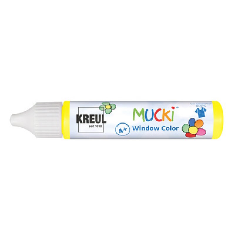 KREUL Window Color Pen "MUCKI", bleu clair, 29 ml