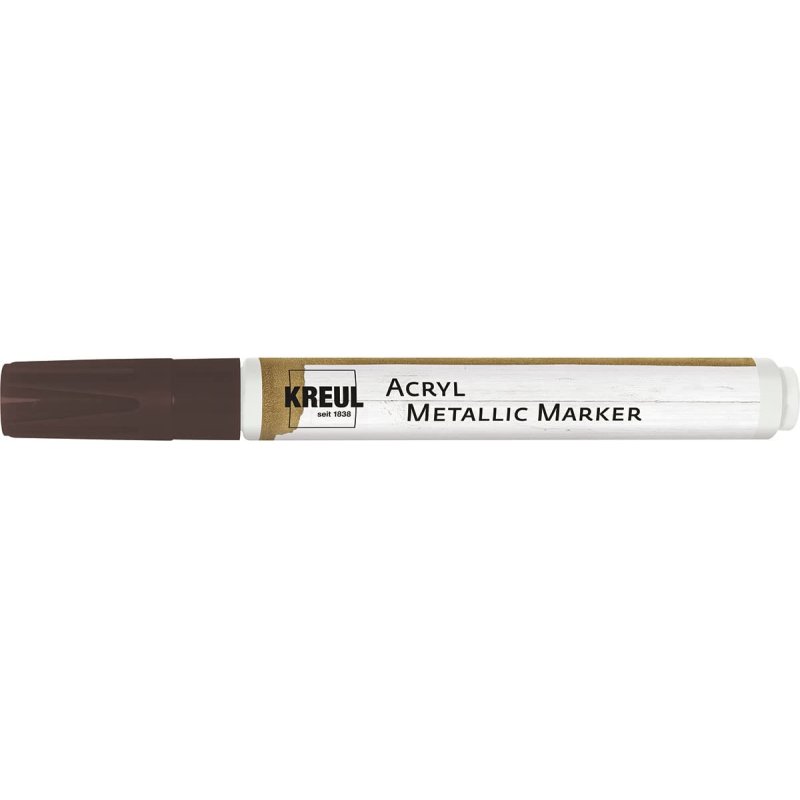 KREUL Marqueur "Acryl Metallic" médium, pointe ogive, cuivre