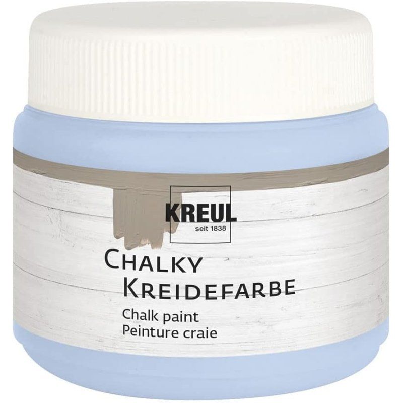 KREUL Peinture craie Chalky, 150 ml, Vintage Blue