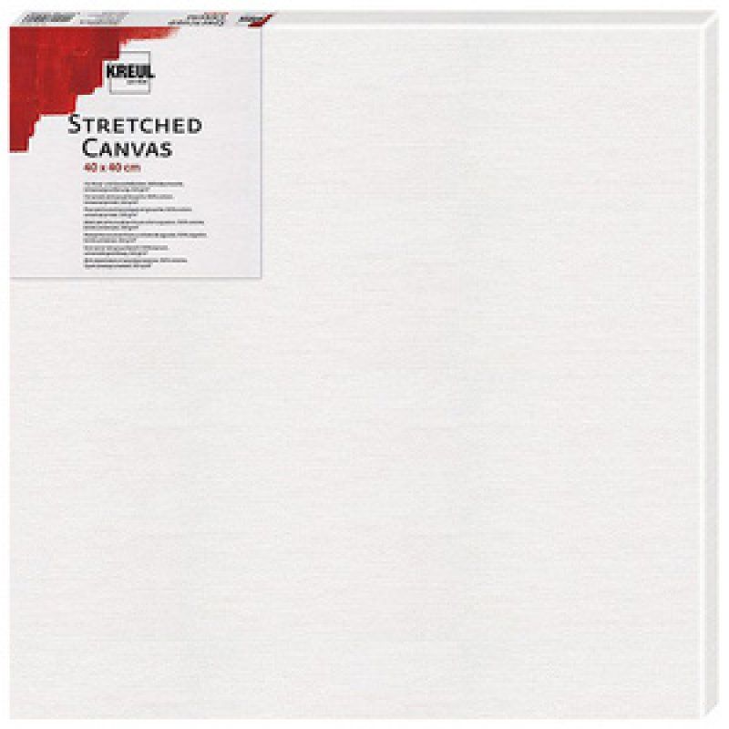 KREUL Châssis à toila Stretched Canvas, 100 x 100 mm, blanc